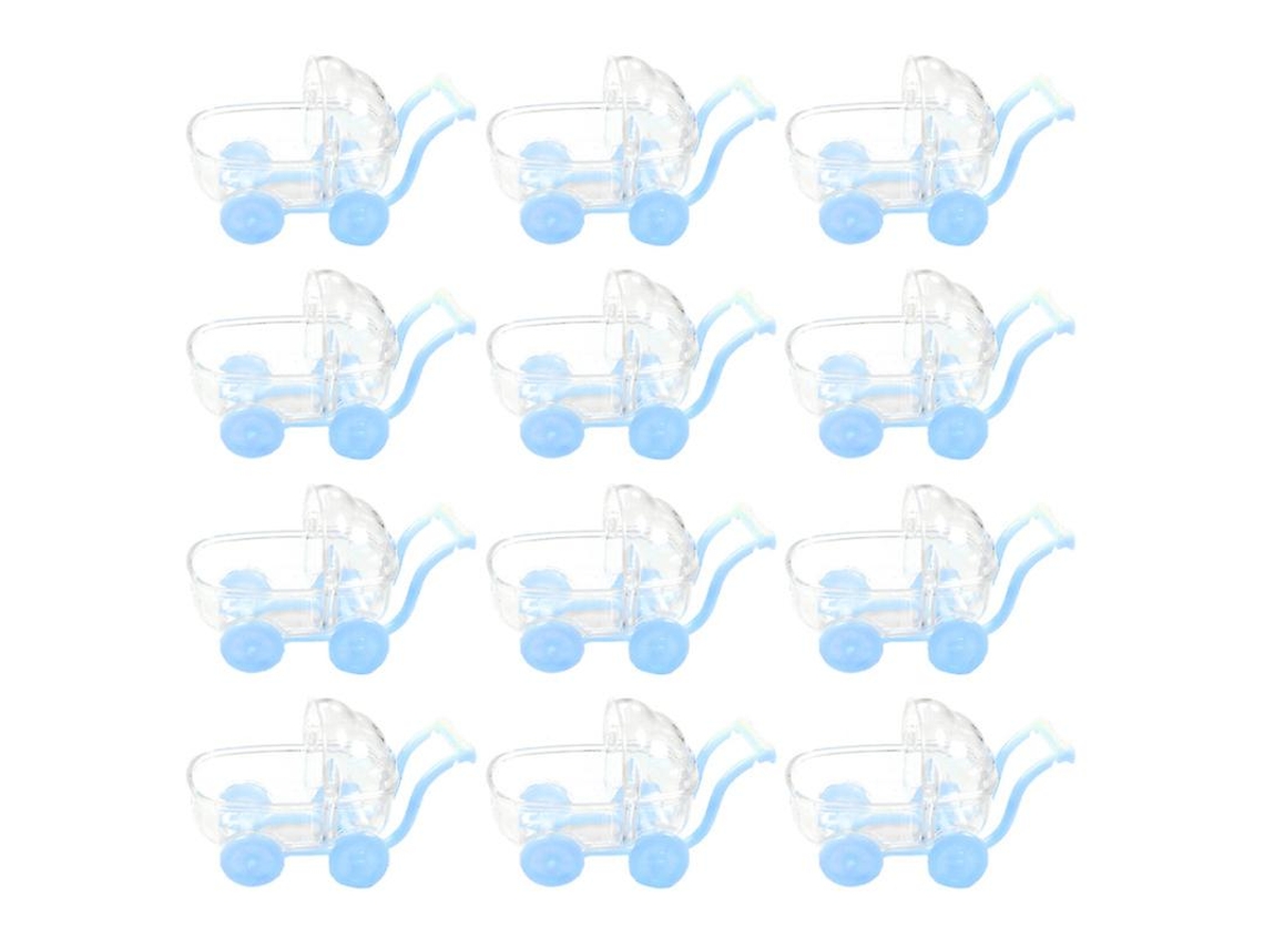 12pcs Caixas De Doces Transparentes Allinless