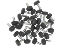 Conjunto De 30 Pés Niveladores Ajustáveis Com Rosca Para Sofá, Mesa E Cadeira, Pretos, 16xm6x15mm, Acessórios Para