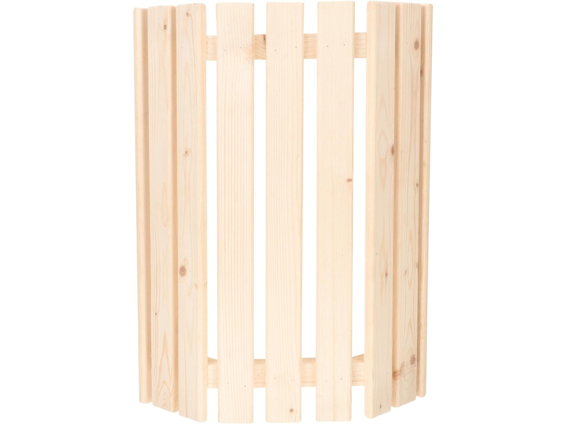 Protetor de Lâmpada de Sauna em Pinho Branco Finlandês, Acessório de Iluminação em Madeira Natural. SFUSHOS