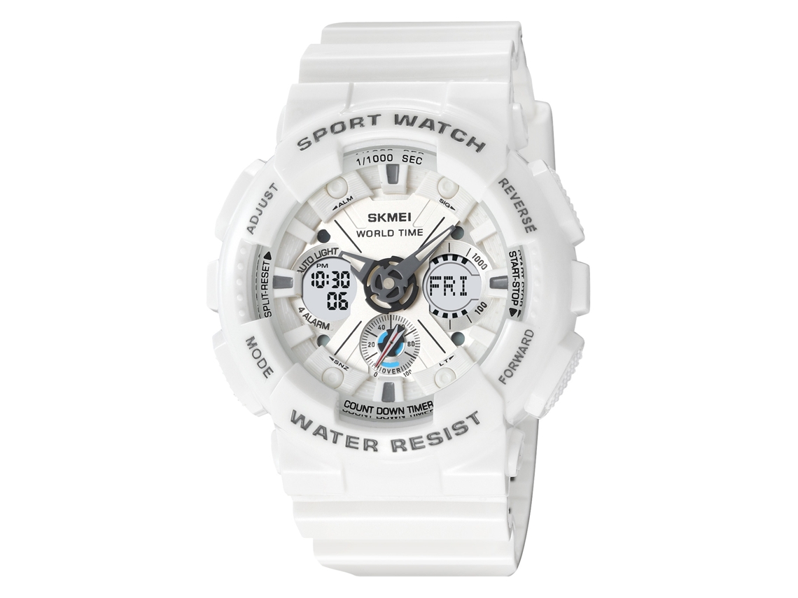 Reloj Hombre Skmei Deportivo Digital Impermeable 50m Alarma Cronómetro Hora Mundial