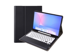 Lurelia Capa Com Teclado Bluetooth Para Samsung Tab S10 + 12.4 Com Teclado Bluetooth, Layout Pt, Preto E Branco