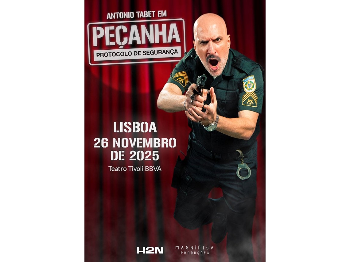Bilhete PEÇANHA PROTOCOLO DE SEGURANÇA|LISBOA