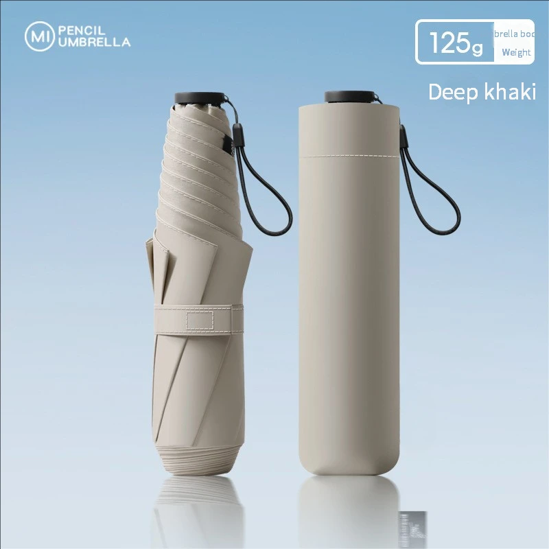 Guarda sol portátil MDUG de 125g com protetor solar, UV e resistente à chuva