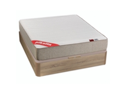 Pack PIKOLIN Sommier Natural + Colchão Espuma Leah (105 x 190 - 56 Cn de Altura)