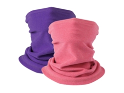 Lenços de Inverno, 2 Pacotes, Estilo Loop, Fleece, À Prova de Vento, Unissex ZYBLSSBB