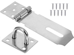 Pestillo de porta de aço inoxidável 304 resistente, com parafusos, para portas, janelas, armários, cabines, cerrojos 4 polegadas | S/MARCA