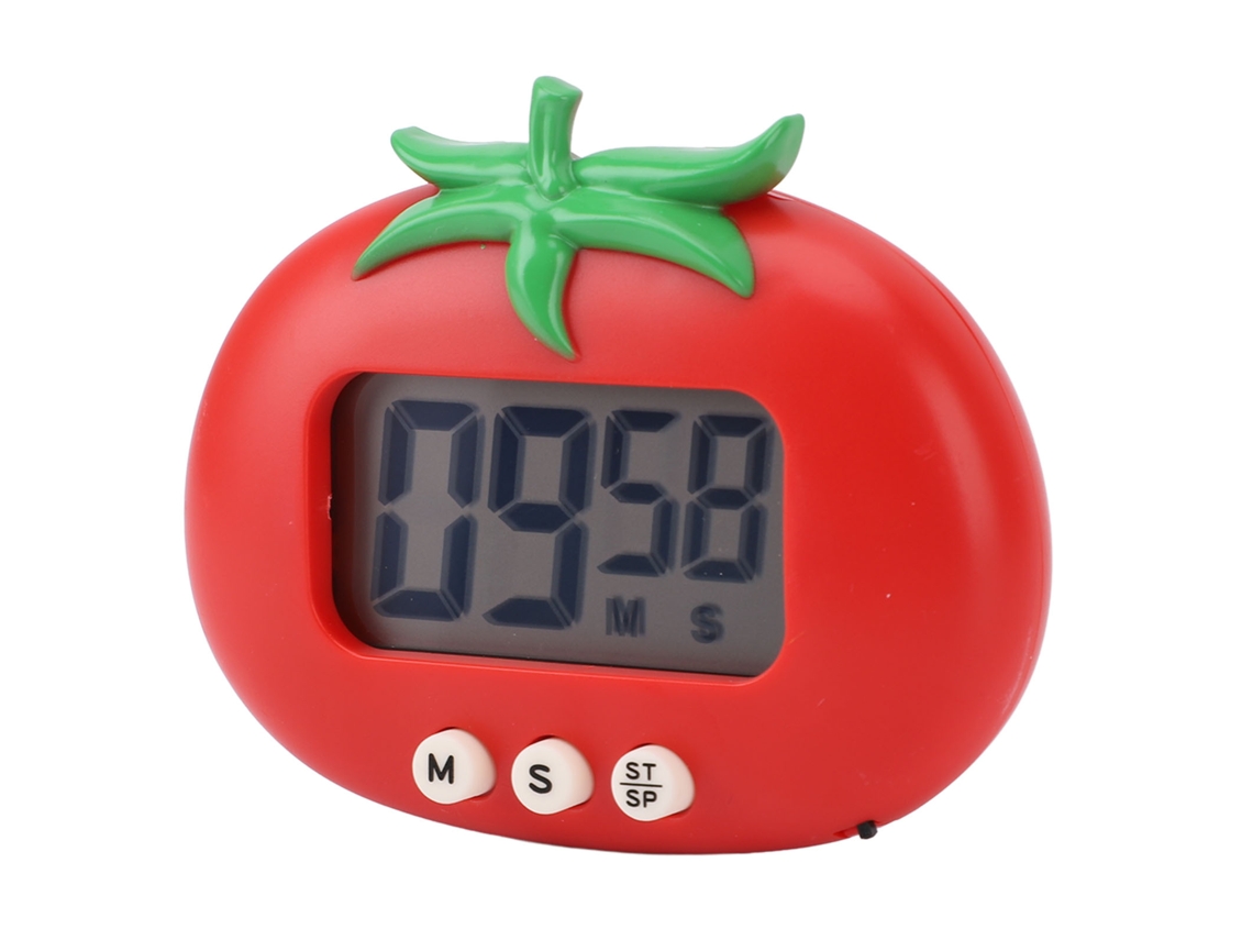 Temporizador Digital Para Crianças Com Alarme Forte Tomate Magnético Eletrônico Para Cozinha E Aprendizagem