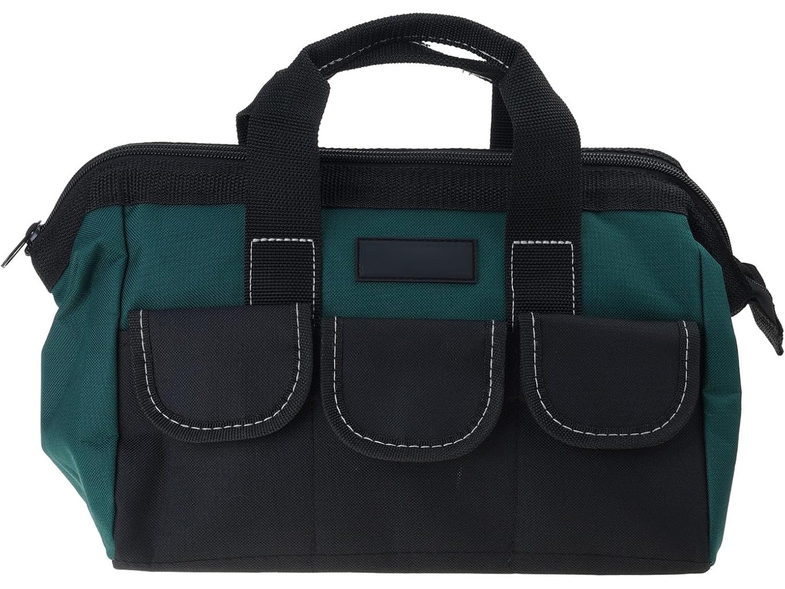 Bolsa para ferramentas em tecido Oxford, com 13, 17 e 19 dobras, ideal para manuseio, armazenamento e organização.
