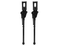 Suporte Lateral Ajustável De Aço Carbono Preto Para Bicicleta Infantil 16 Polegadas 2 Unidades