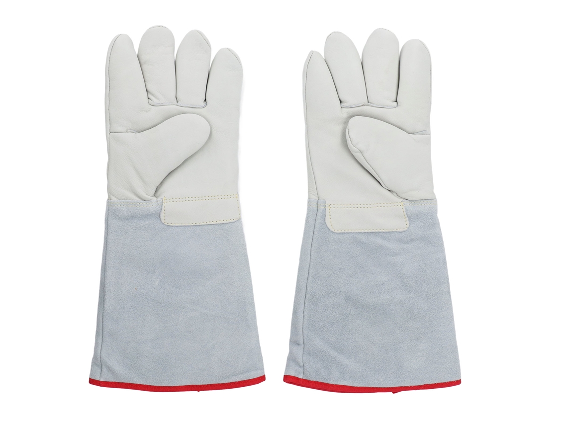 Luvas antigeral para manuseio de gelo seco nitrogênio líquido 40cm luvas proteção contra frio