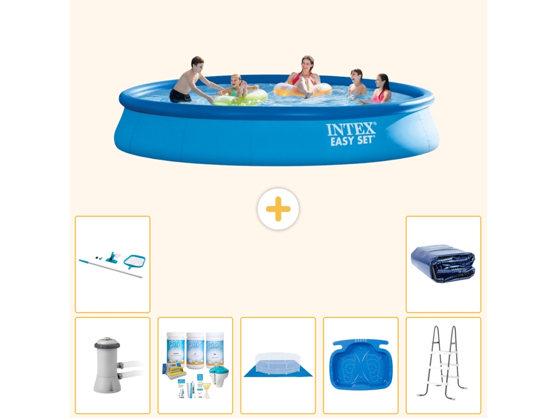 Intex Piscina Easy Set Redonda - 457x84 Cm - 8-peças S20285