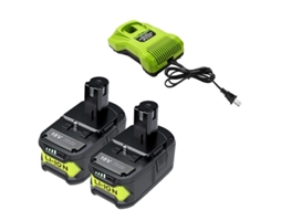 Carregador De Bateria De Íon De Lítio, Alta Capacidade, Compatível Com Ryobi P108