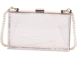 Bolsa De Ombro Transparente Feminina, Elegante E Resistente, Para Guardar Seu Celular.