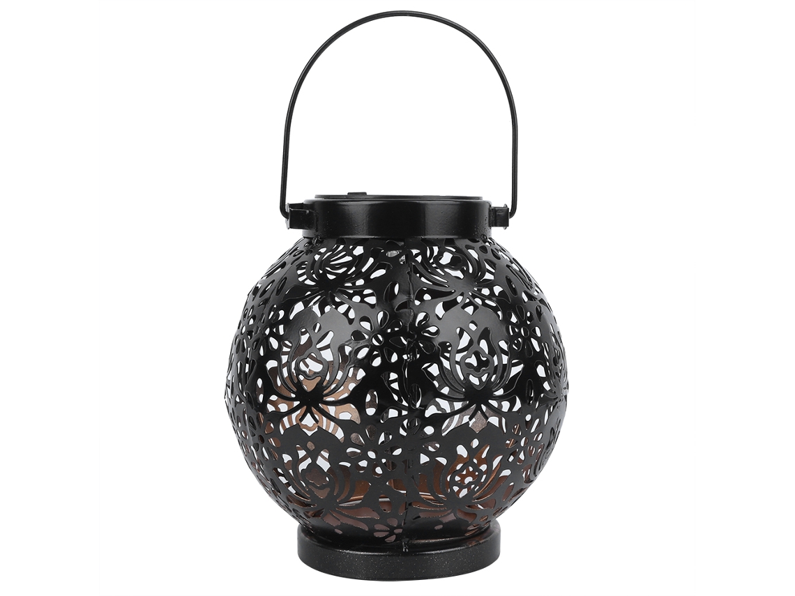 2026 lâmpada Pendente Solar Led Exterior Jardim Decorativa Resistente À Água com Design Oco