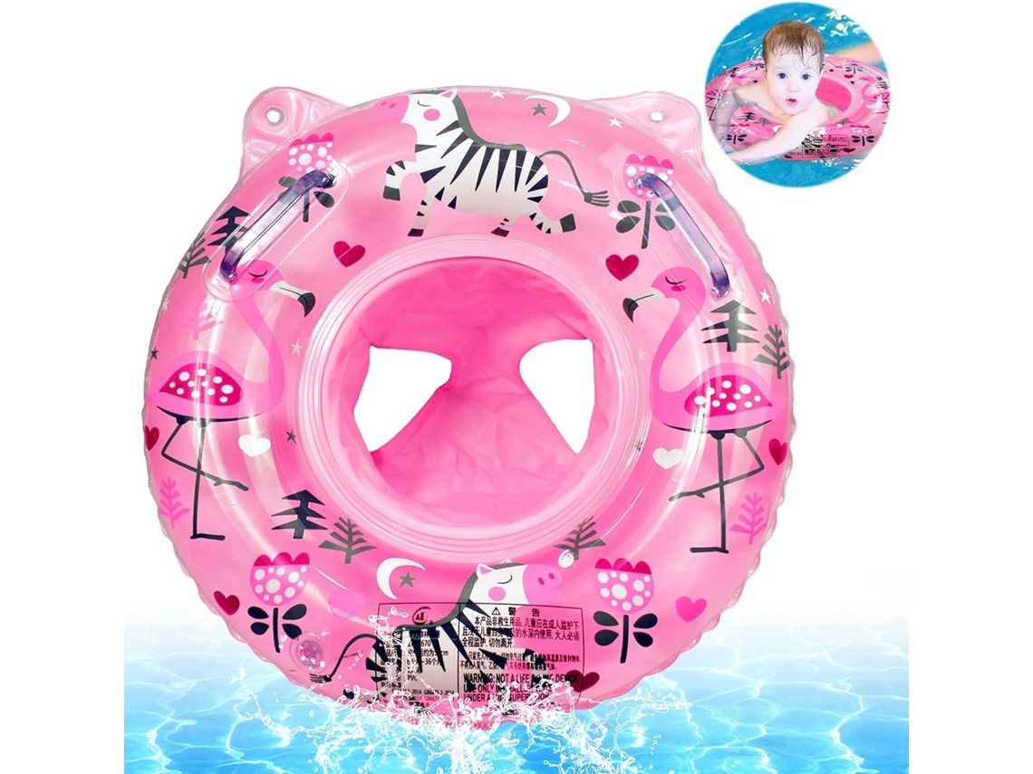 Lurelia Boia De Bebé Com Assento, Com Pegas, Câmara Dupla, Pvc, Rosa