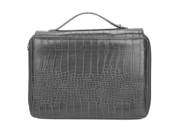 Estuche de Lapices Con 200 Espacios 4 Capas Cremallera Almacenamiento Clasificado Gris Funda Pu para Utensilios Escolares