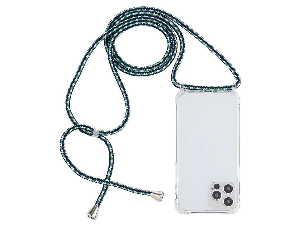 Lurelia Capa Com Cordão Iphone 14 Pro Acrílico Airbag Antichoque