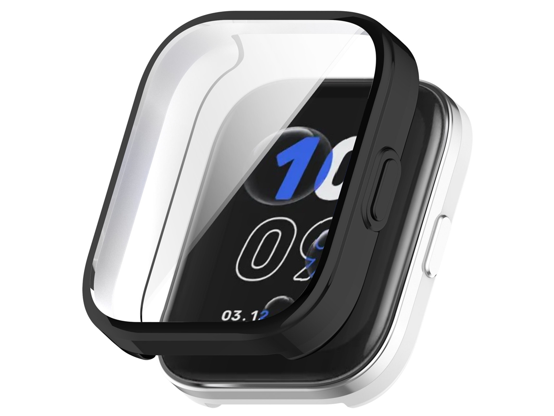 Capa Para Amazfit Bip5 Unity (preto Eletroplateado) Spqment