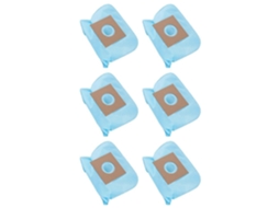 Sacos Descartáveis Para Aspirador De Pó, Sintéticos, De Camada Única, Com Filtro À Prova De Umidade (6 Unidades)_ptg