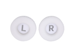 Almohadillas de repuesto de 80 mm para auriculares, fundas, accesorios blancos | S/MARCA