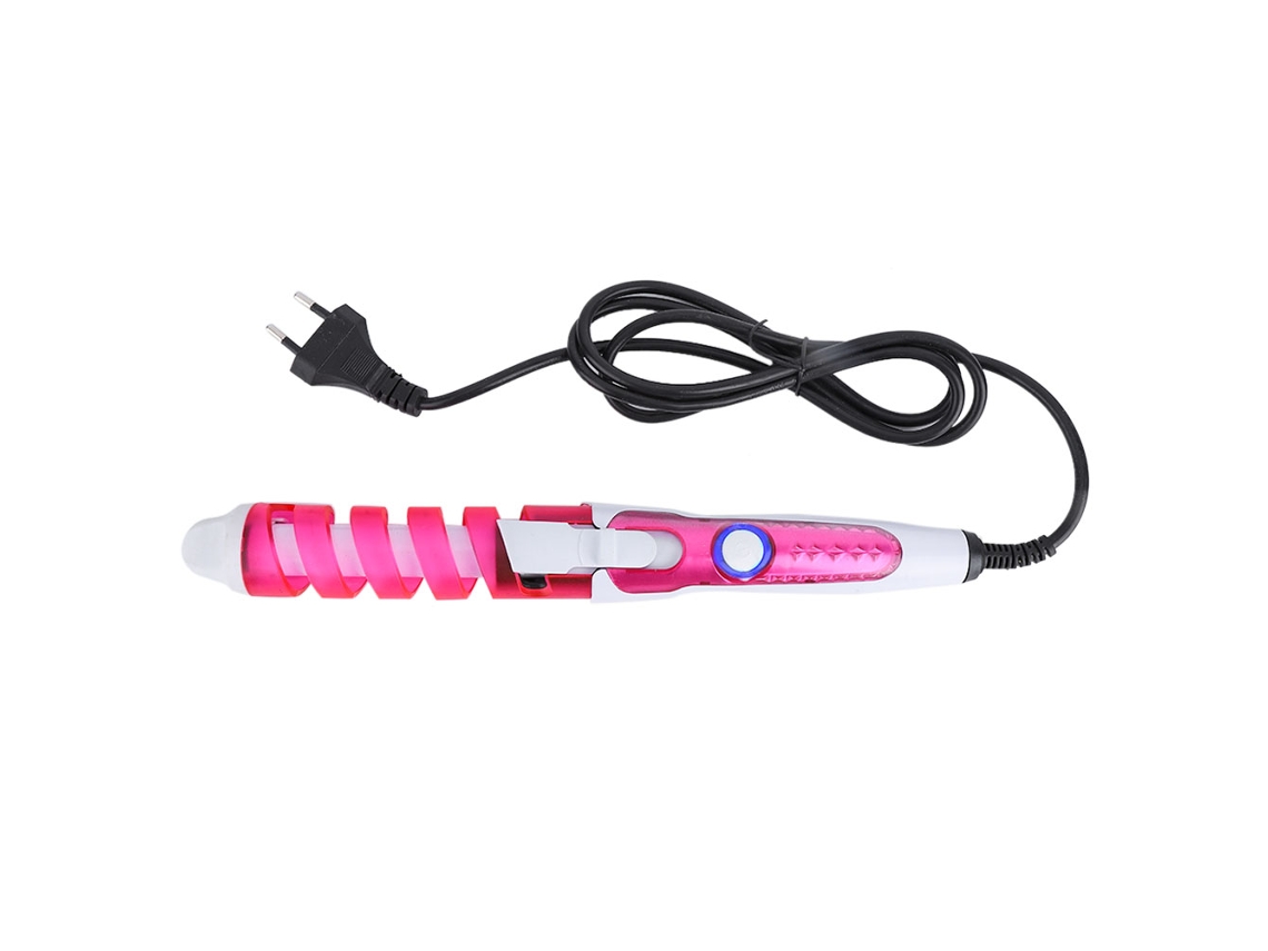 2026 plancha de Rizado Automática de Cerámica para Cabelo, Ferramenta de Penteado Rosa