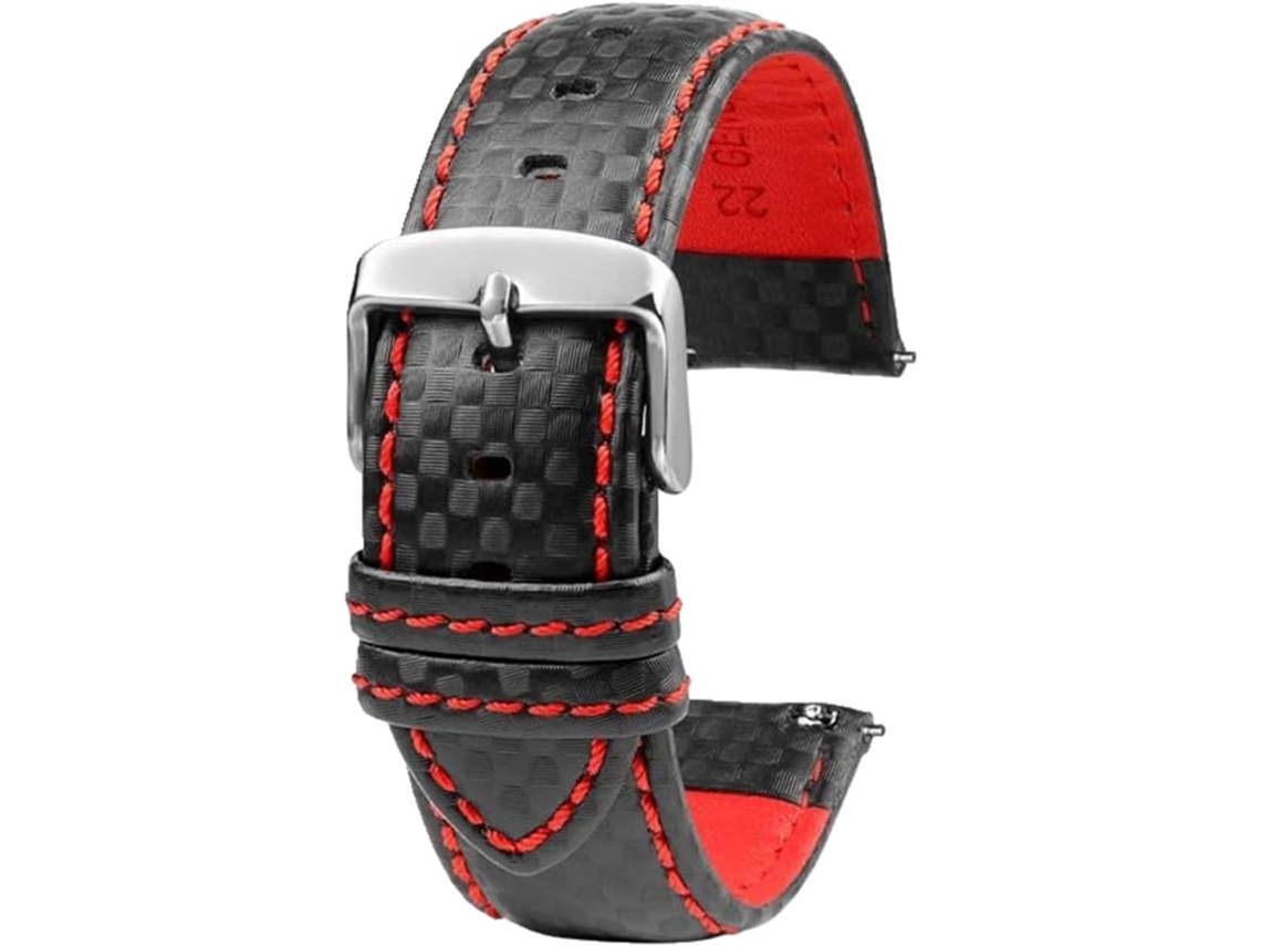 Pulseira de em para 18mm 20mm 21mm 22mm 23mm 24mm Aço Inoxidável Couro