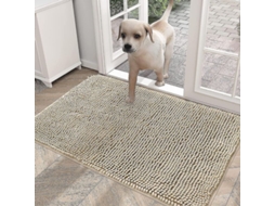 Fasst tapete de Porta para Patas Sucias de Cão, Absorve Umidade e Sujeira, Antiderrapante Lavável, Microfibra de Secagem Rápida CUIDADOS