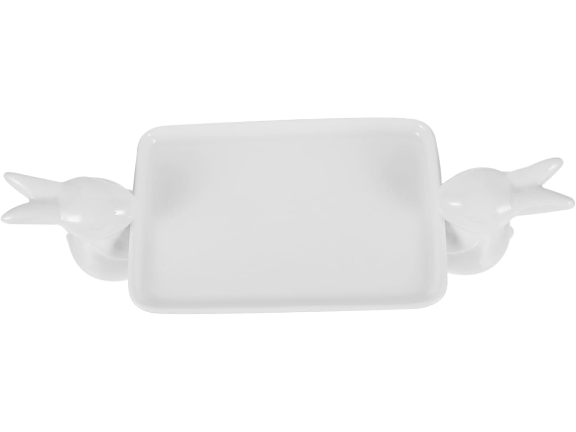 Bandeja De Cerâmica Para Servir, Prato De Sobremesa, Bandeja Para Frutas E Doces, Porta-joias