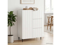 Vidaxl Buffet Branco Brilhante 66 X 34,5 X 91,5 Cm