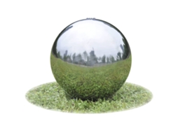 Vidaxl Fonte Esfera Com Leds Para Jardim 30 Cm Aço Inoxidável