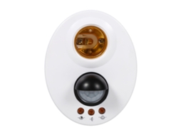 Base De Lâmpada E27 Com Sensor Infravermelho Automático 110 250v
