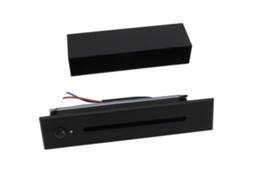 Lâmpada de Escada Led Sensor Movimento 4000k Ip65 Embutida Parede Preta 110 240v S/MARCA
