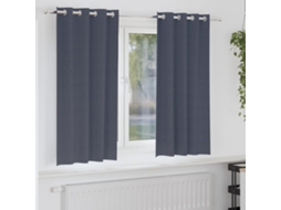Vidaxl Cortinas Blackout Com Argolas 2 Pcs Antracite 175 X 140 Cm