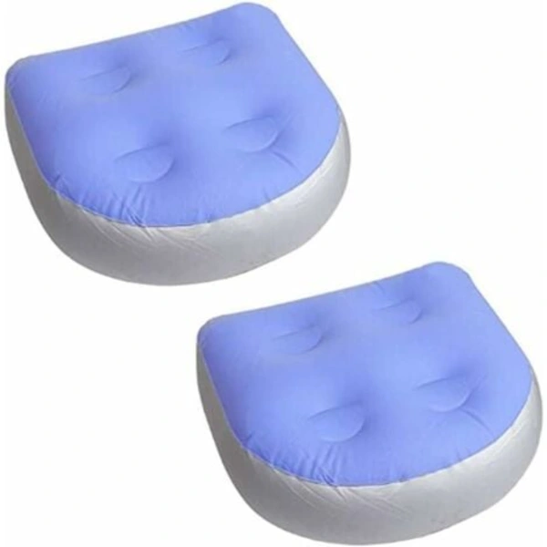 Conjunto De 2 Almofadas Infláveis ​​para Spa E Piscina Com 4 Ventosas.