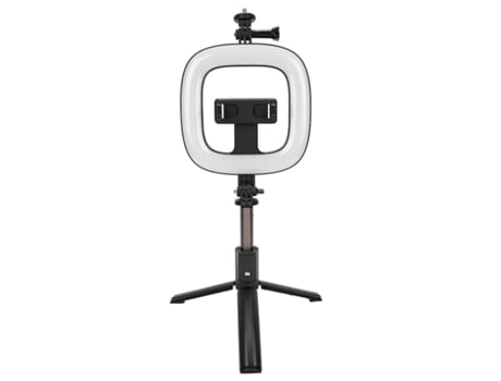 Suporte Led Lâmpada Selfie Recarregável Controle Remoto Bt CP