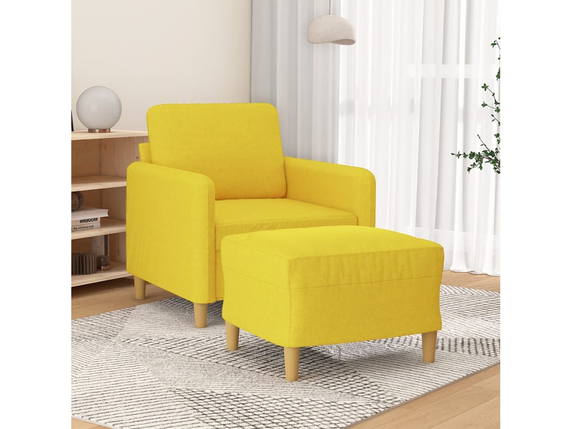 Poltrona de Sala com Apoio de Pés HARLANV1 (60 cm)