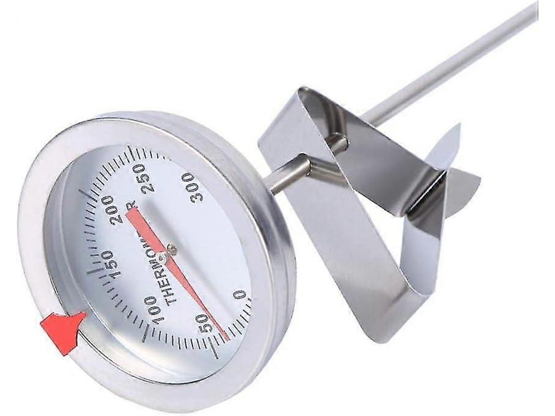Termômetro De Cozinha 2024 Novo, Sonda Aço Inoxidável 30cm Com Clipe Para Alimentos E Carnes Em Casa Aquaforge (fmy)