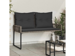 Vidaxl Banco De Exterior 2 -seater 4 Unid. 110 X 59 X 82 Cm Vime Pe
