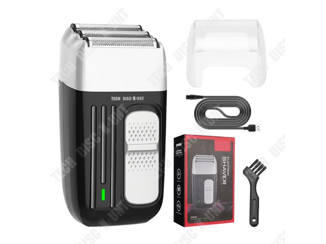 Barbeador Elétrico Alternativo De Três lâminas Td® Recarregável Ricoh Tech Discount