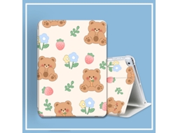 Capa Para Ipad De 10,2 Polegadas (geração 7/8/9, 2019/2020/2021), Estrutura Flexível Em Tpu, Airbag Anti-queda, Estampa De Morango. Siurn
