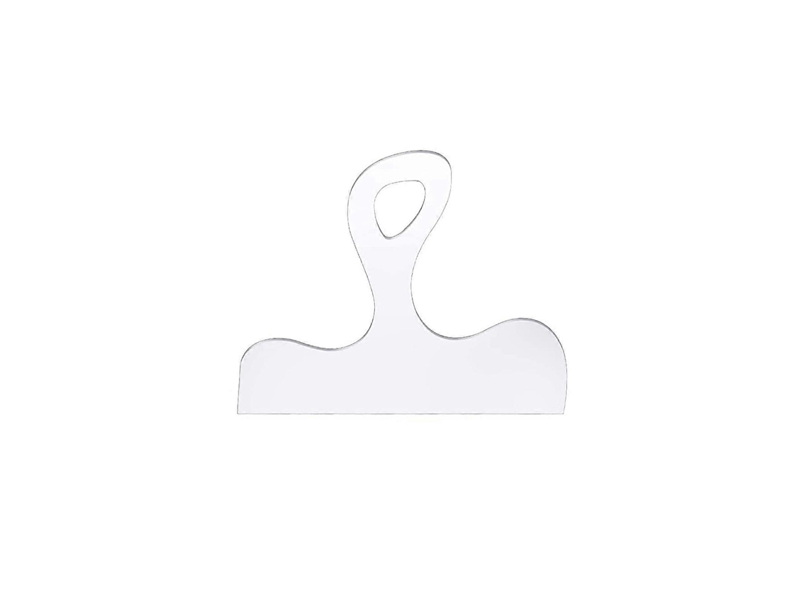 1ª Tábua De Corte Curva E Angulada Com Formato Irregular: Firme E Robusta, Ideal Para Desenhar E Cortar Formas.