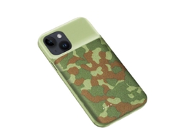 Compre Para Iphone 14 Capa De Carregamento Portátil Com Superfície De Tecido Oxford, Capa Antiqueda Com Bateria De 6800 Mah E Camuflagem