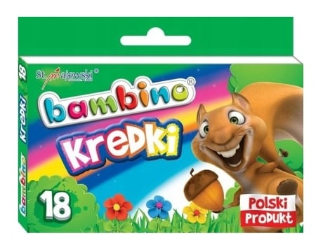 Conjunto De 18 Lápis De Cera Para Crianças Kit Criativo Com 18 Cores Para Desenhar E Pintar Bambino