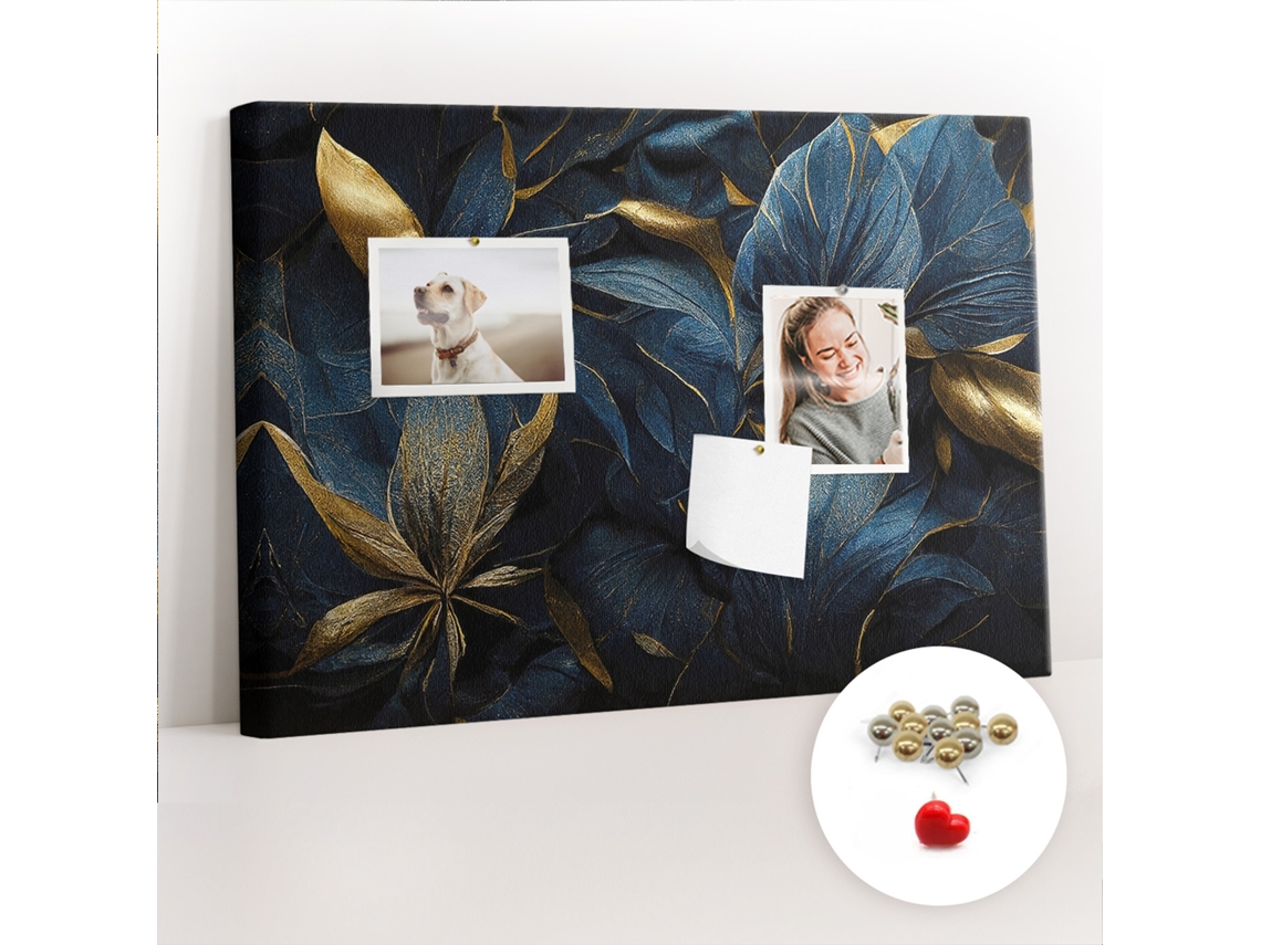 Quadro De Cortiça Flores Decorativas Para O Corredor Espelharte (60x40 Cm)