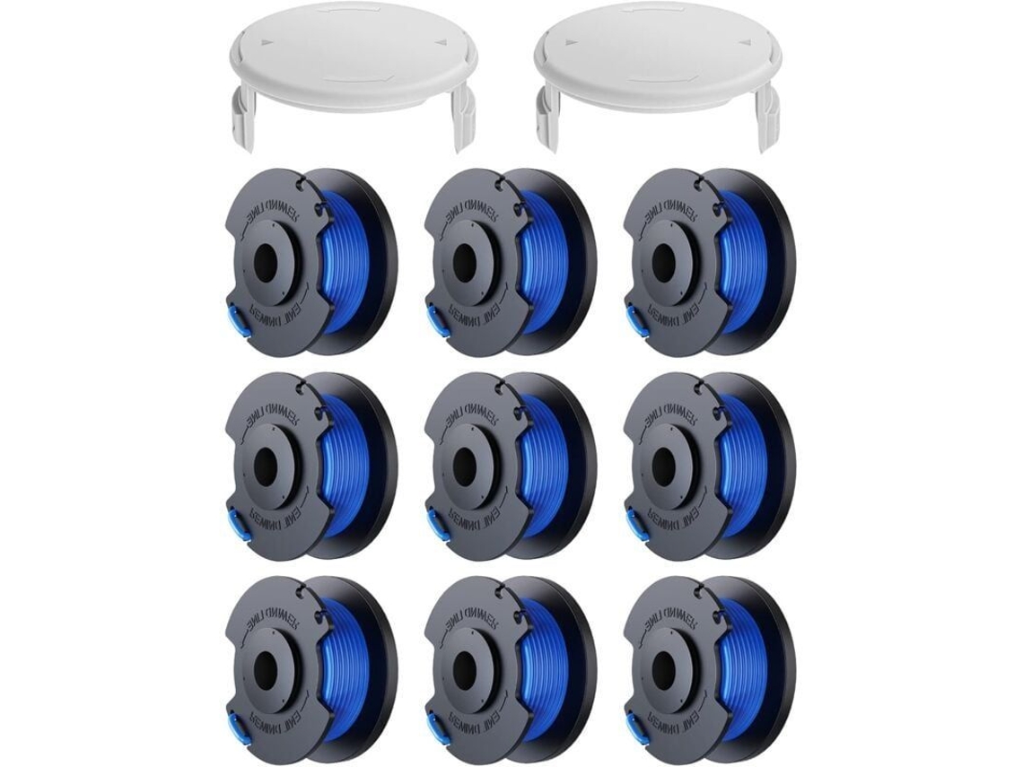 Bobinas de Linha, 2 Capas para Ryobi One+ 18V, Ø1.6mm, 30.17m | S/MARCA