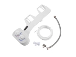 Assento De Banheiro Bidet Com Pulverização Água Quente Fria Auto Limpante Sem Elétrico