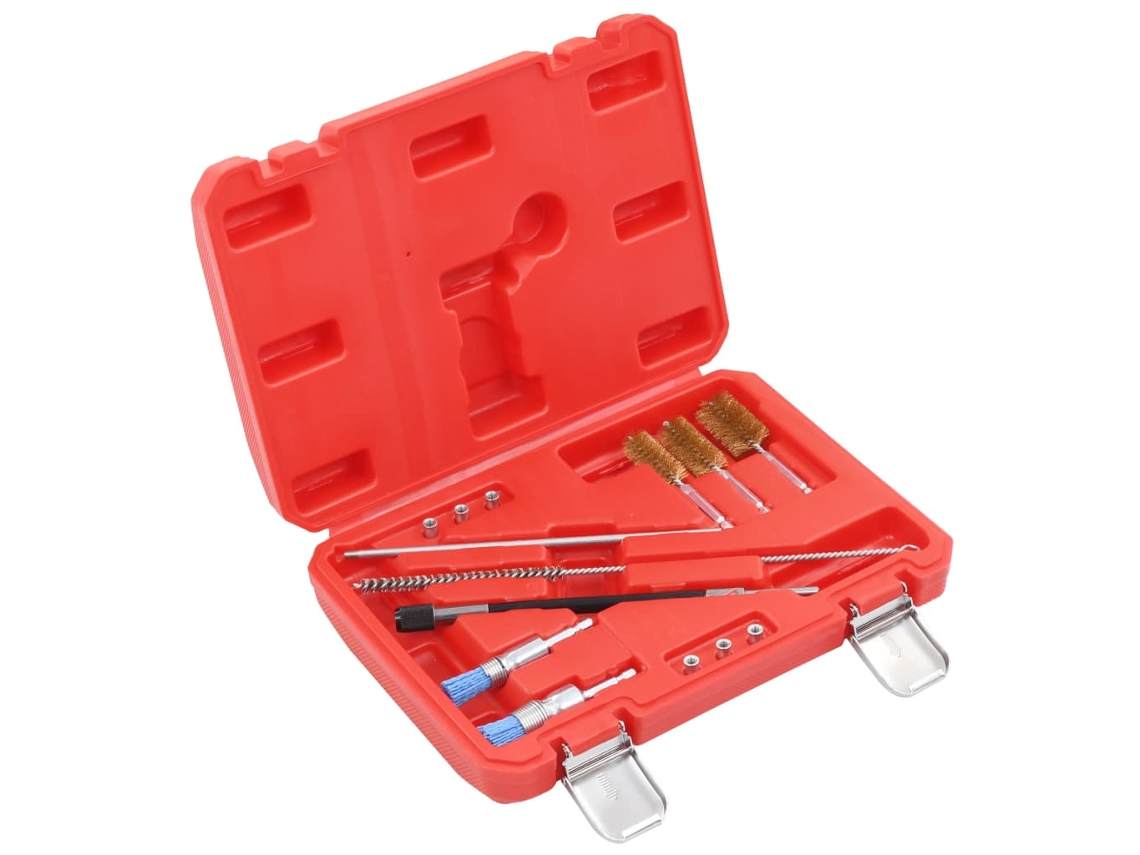 Vidaxl Conjunto Para Limpeza De Injetores Com 14 Pcs