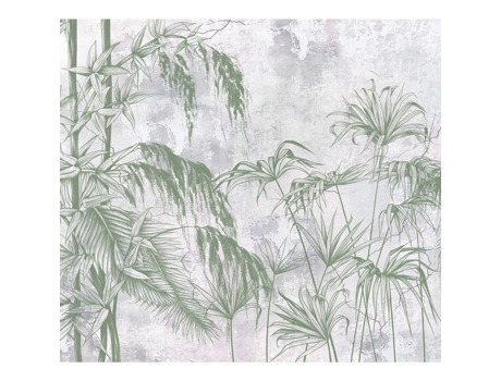 Papel De Parede De Samambaia Sobre Fundo Ag Art