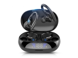 Auriculares Sem Correr AUJEZON Bluetooth À Prova de Água Preto