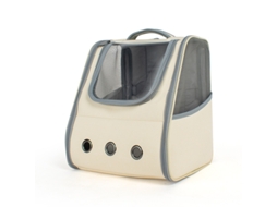 Mochila de Transporte para Cães e Gatos AQUAFORGE respirável em malha com abertura frontal M